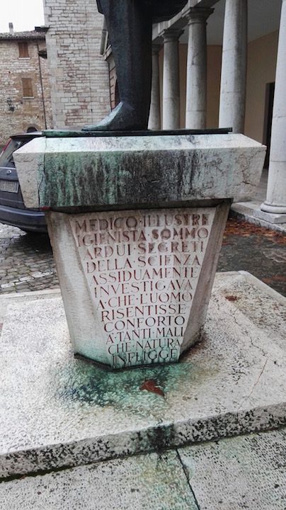 Angelo Celli's monument in Cagli 4.jpg